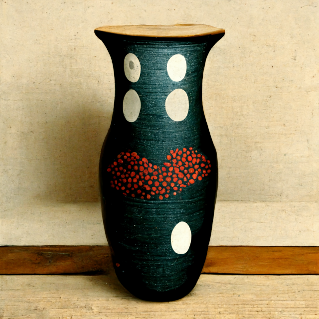 midjourney object design, ai design, vase